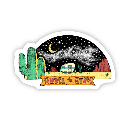 Under the Stars Nature Sticker