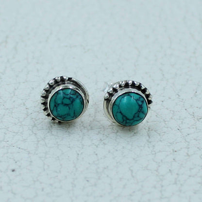 Turquoise Stud Sterling Studs