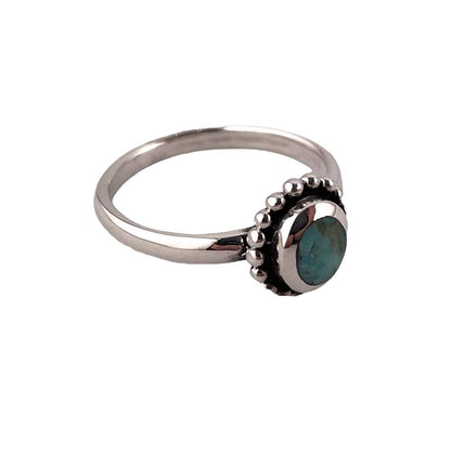 Round Turquoise Ring