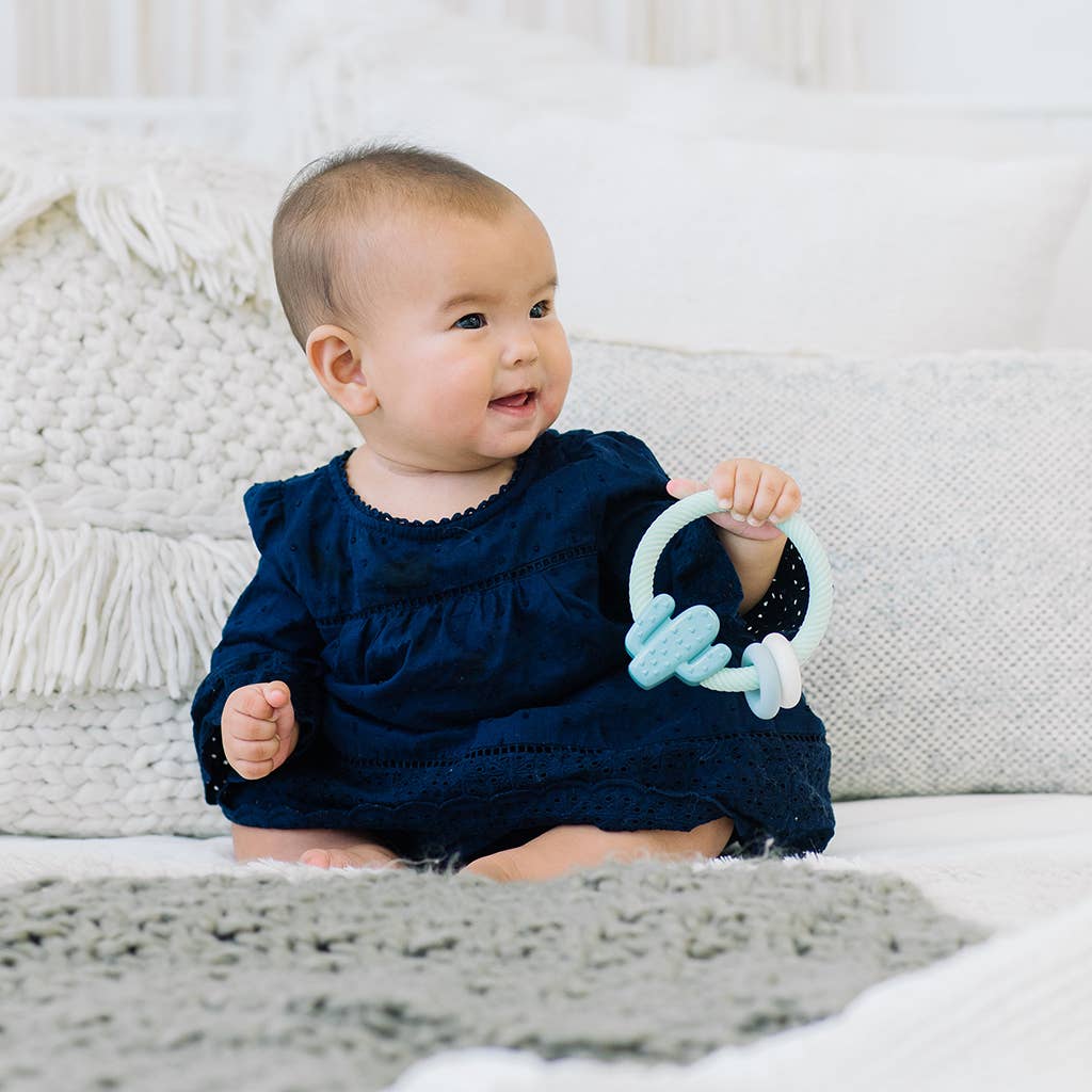 Ritzy Rattle™ Cactus Silicone Teether Rattles