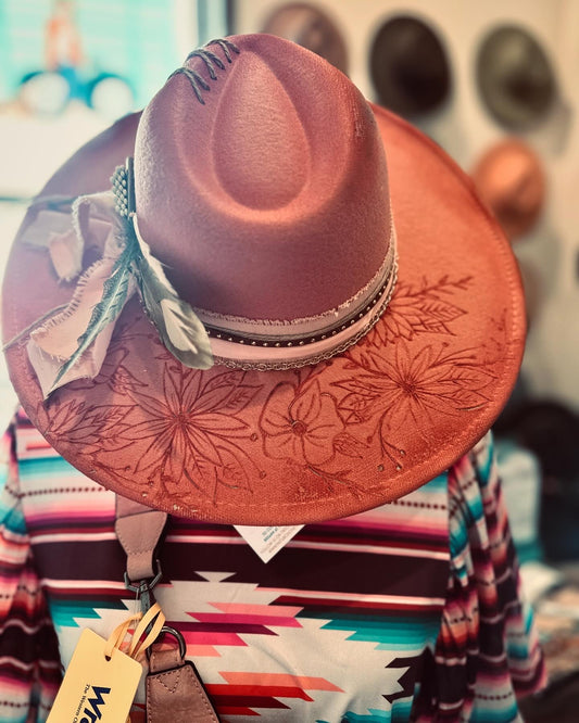 Pretty in Pink Fedora