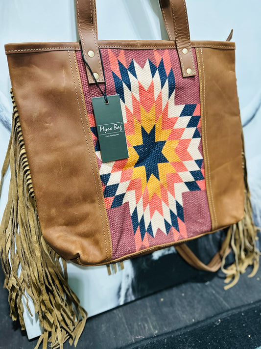 Sedona Star Fringe Bag