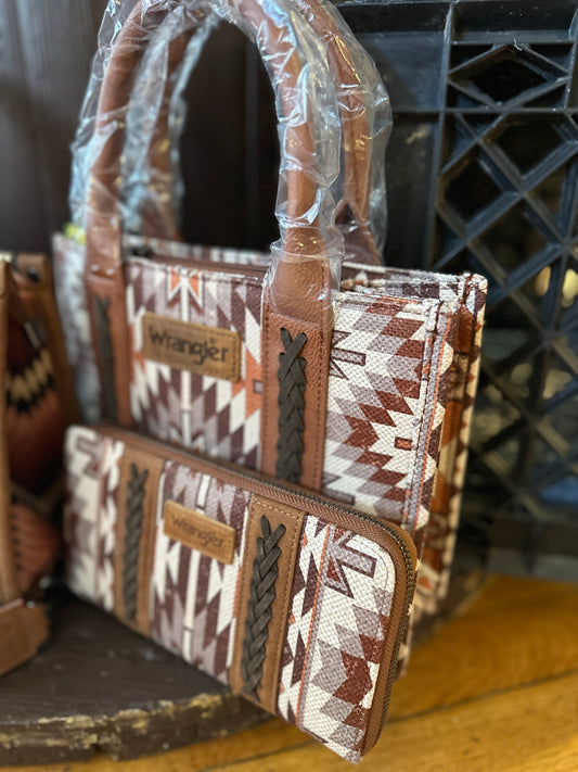 Wrangler Peachy Western Aztec Handbag Family