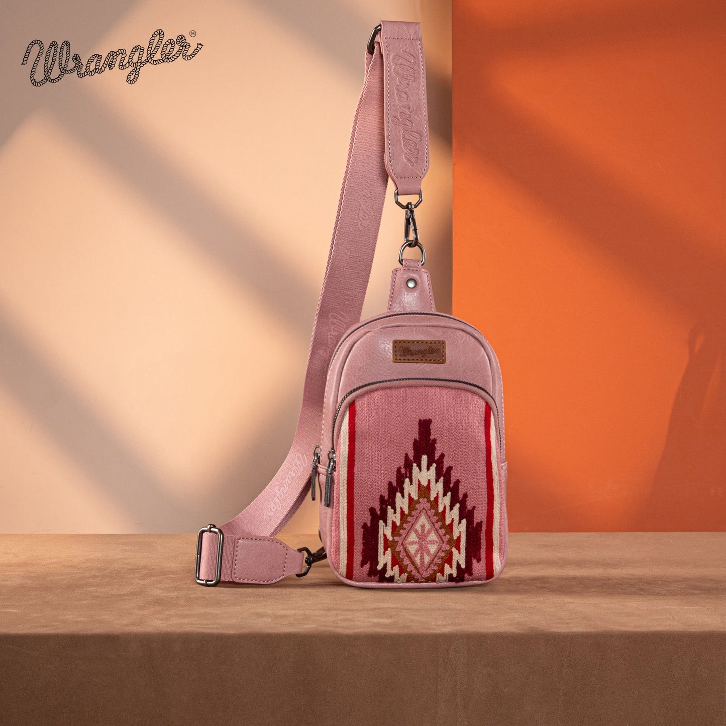 Wrangler Pink Aztec Handbag Family