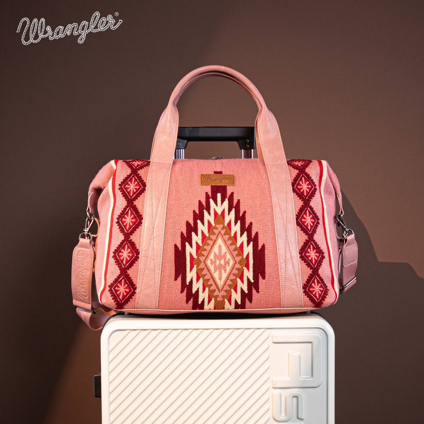 Wrangler Pink Aztec Handbag Family