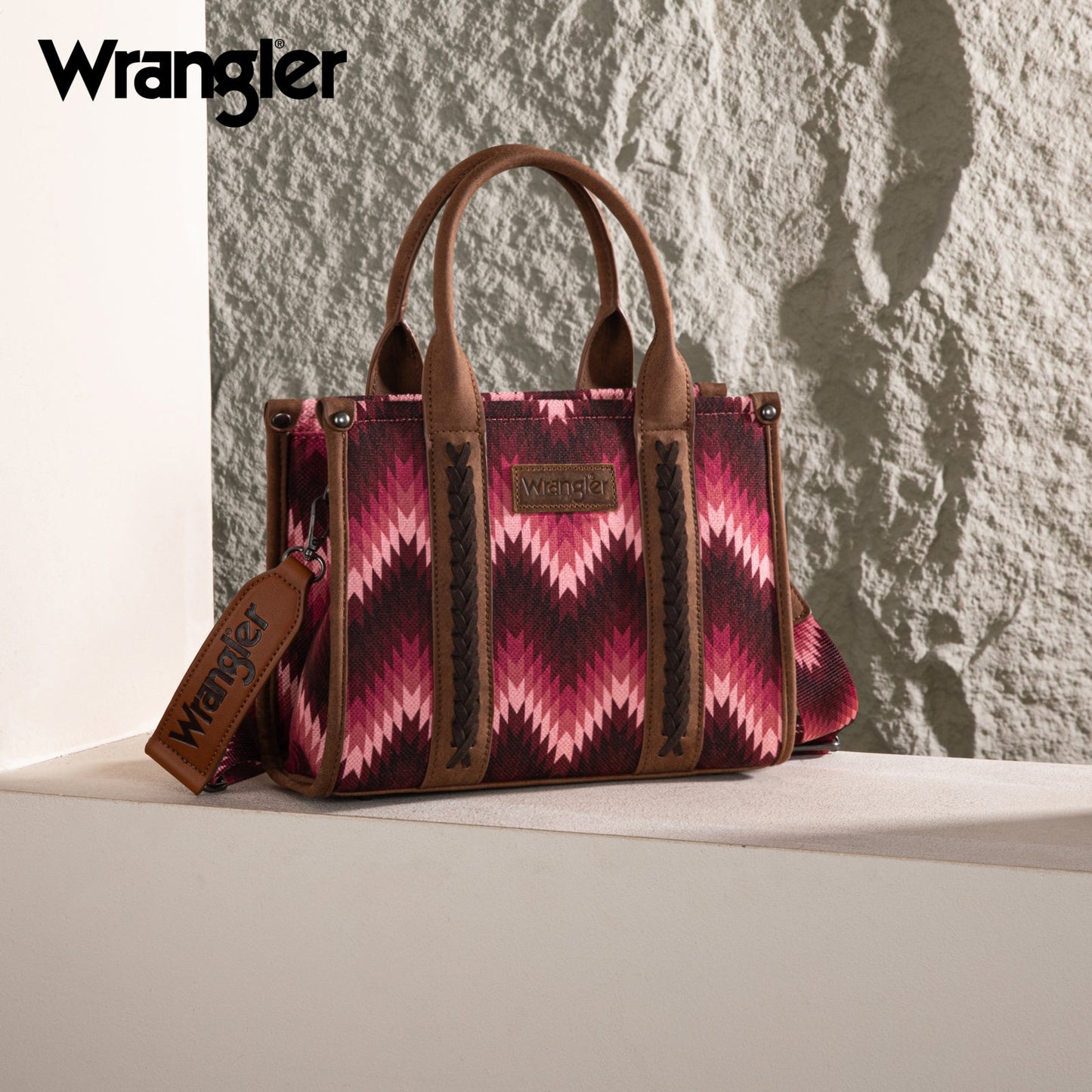 Wrangler Pink Aztec Handbag Family