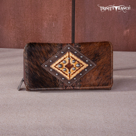 Trinity Ranch Hair-On Cowhide Wallet