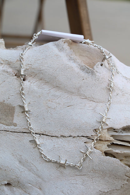 Barbed Wire Necklace