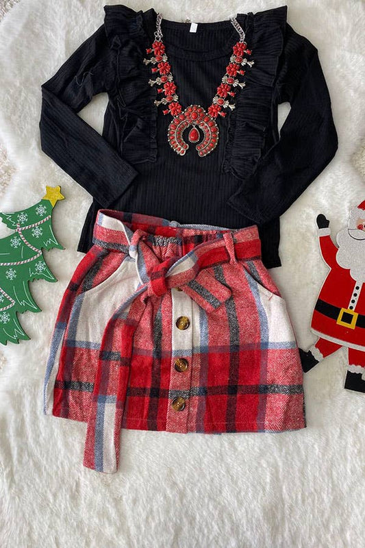 CHRISTMAS PLAID SET