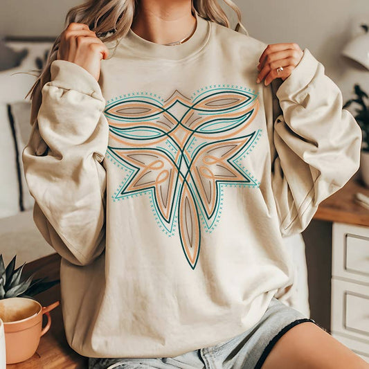 WESTERN STITCH GRAPHIC SWEATSHIRT